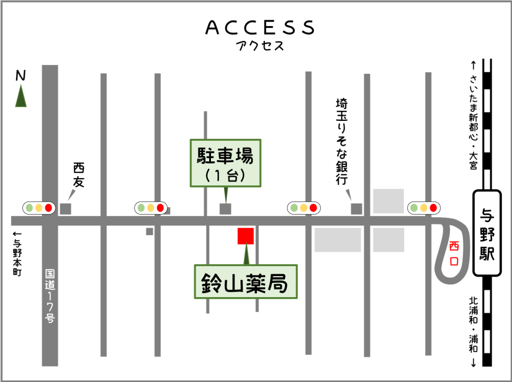 鈴山薬局アクセス地図